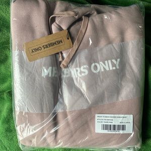 Members only hoodie